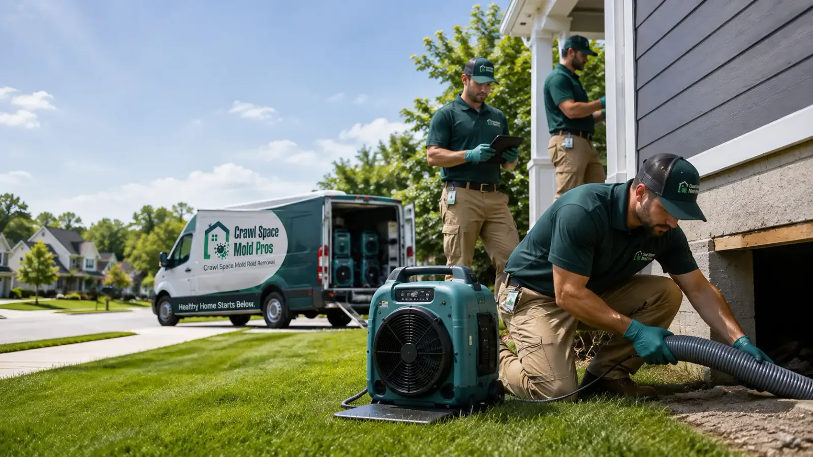 Crawl Space Mold Removal in Pittsburg, KS